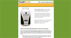 Desktop Screenshot of gbgchewablevitamins.com