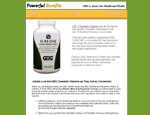 Tablet Screenshot of gbgchewablevitamins.com